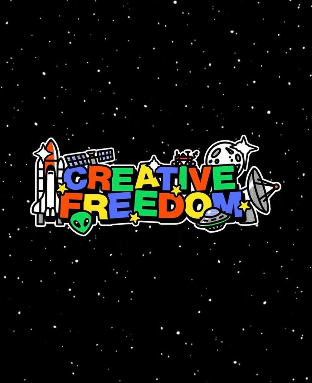 CREATIVE FREEDOM: SPACE (STICKER)