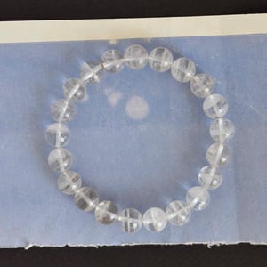 Image of White Lace Agate spheres bracelet