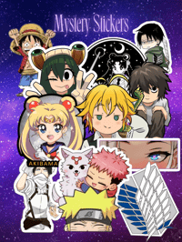 Anime Mystery Stickers