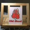Old Skool Kicks A5 Metal Sign