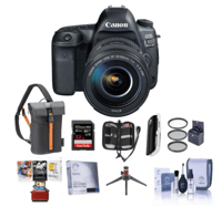 Canon EOS 5D Mark IV DSLR with 24-105mm USM Lens With Free Mac Accessory Bundle