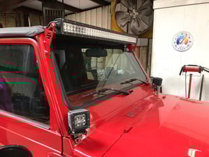 Image of SUZUKI SAMURAI 3 light kit with harness and Light bar mounts