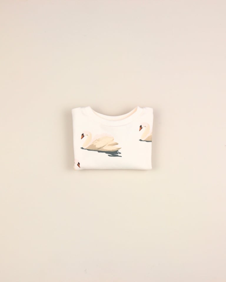 SWEAT CAMILLE cygnes Image 2