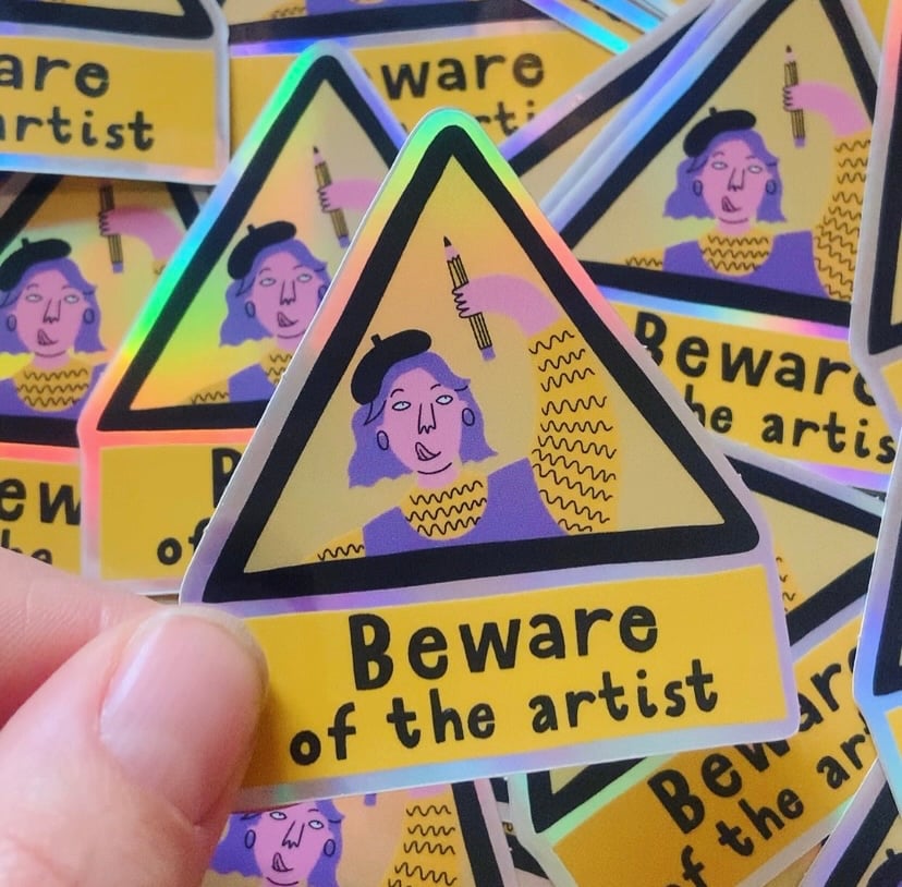 Image of Artist Holographic Sticker