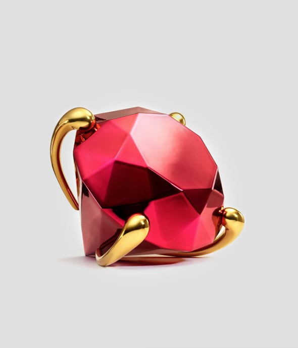 Jeff Koons - Diamond (Red) 