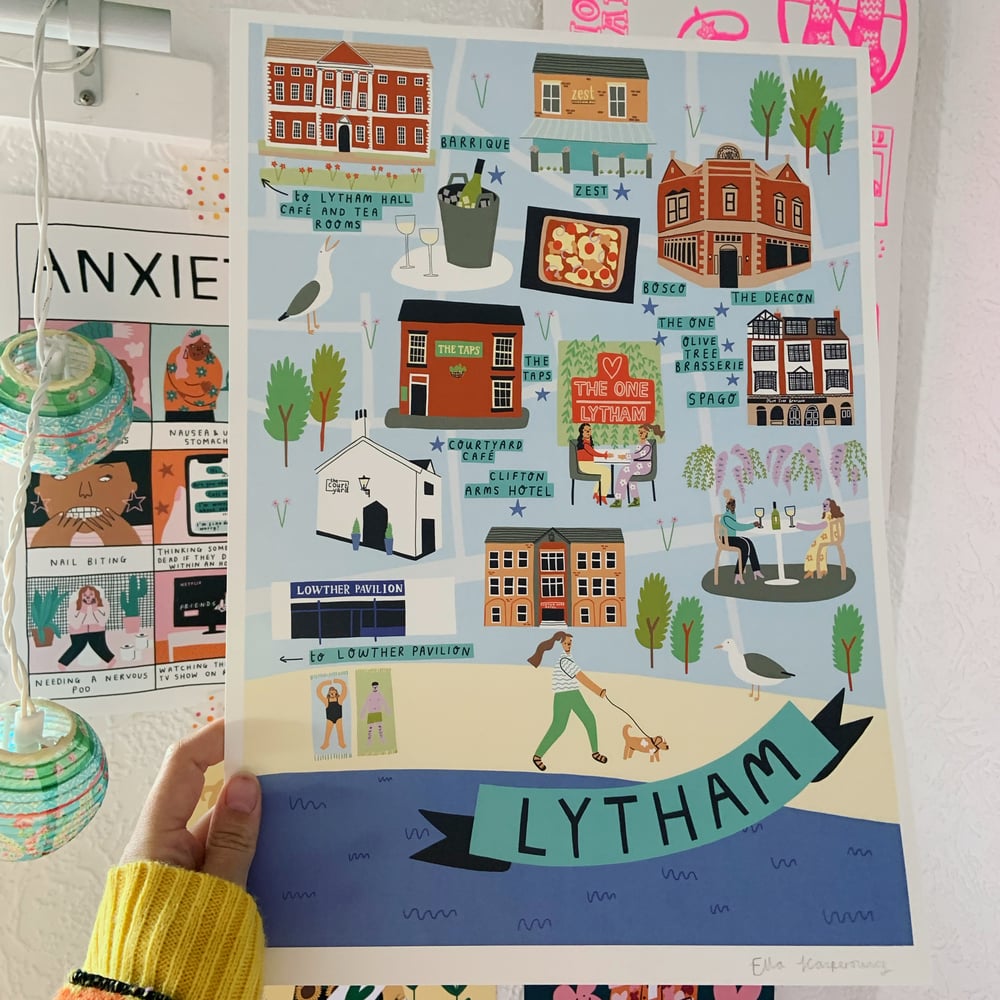 Image of *SUPER SECONDS* Lytham Map