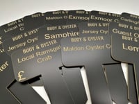 Image 5 of Fishmonger Price Tickets (Laser Cut and Branded)