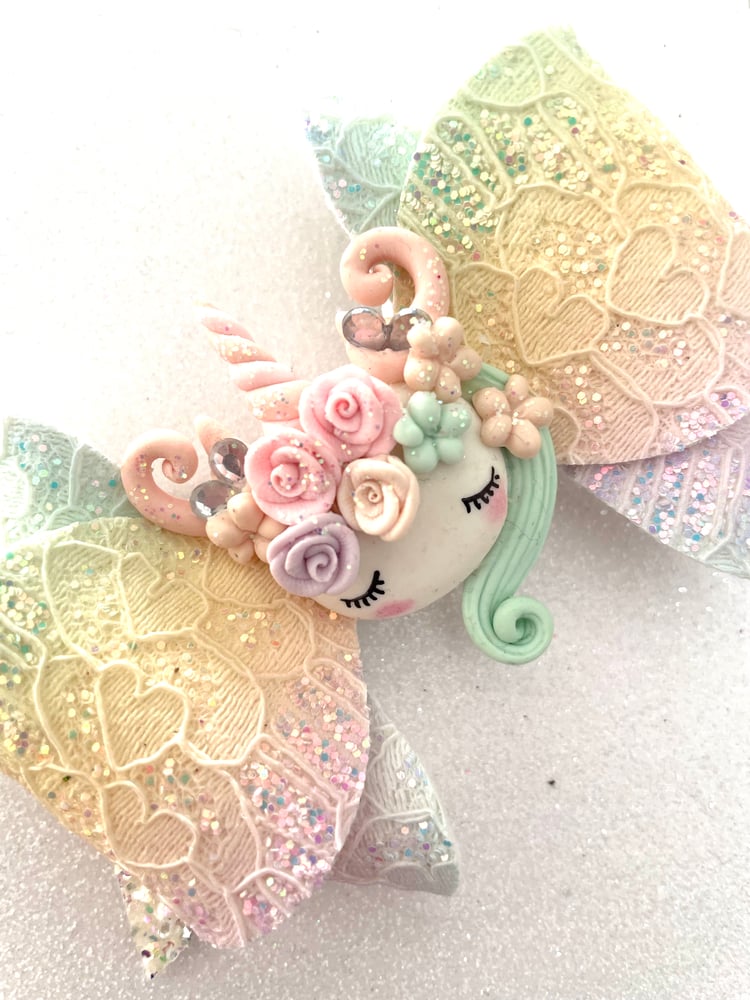 Image of Pastel lace unicorn