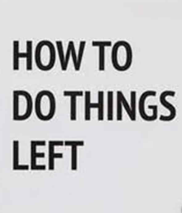 David Ostrowski - How to do things left