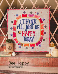 Image 1 of Bee Happy ~ Quilted Wall Hanging PDF