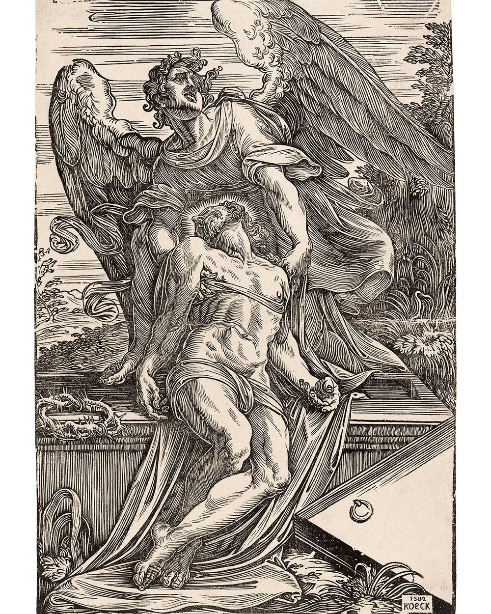 ''Angel with the body of Christ'' (1550 - 1582)
