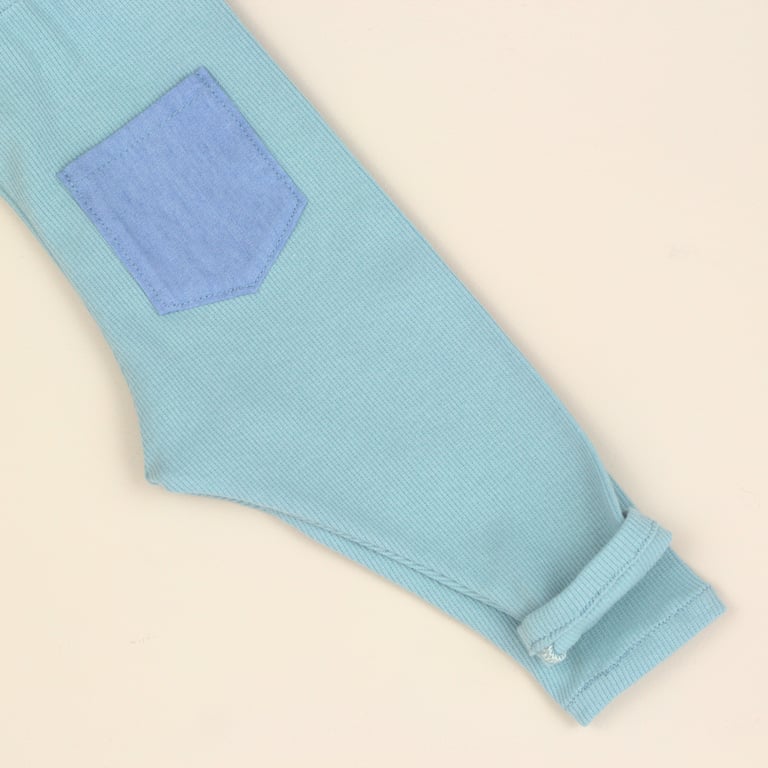 LEGGING TELMA bleu vert Image 3