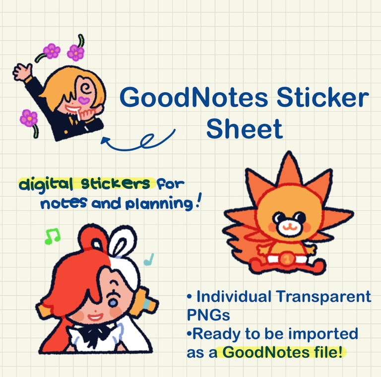 Goodnotes Pirate Stickers Vol.2