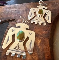 Image 1 of Thunderbird Sky earrings 