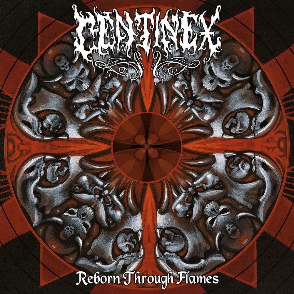 Reborn Through Flames LP - silver | www.centinexmerch.net