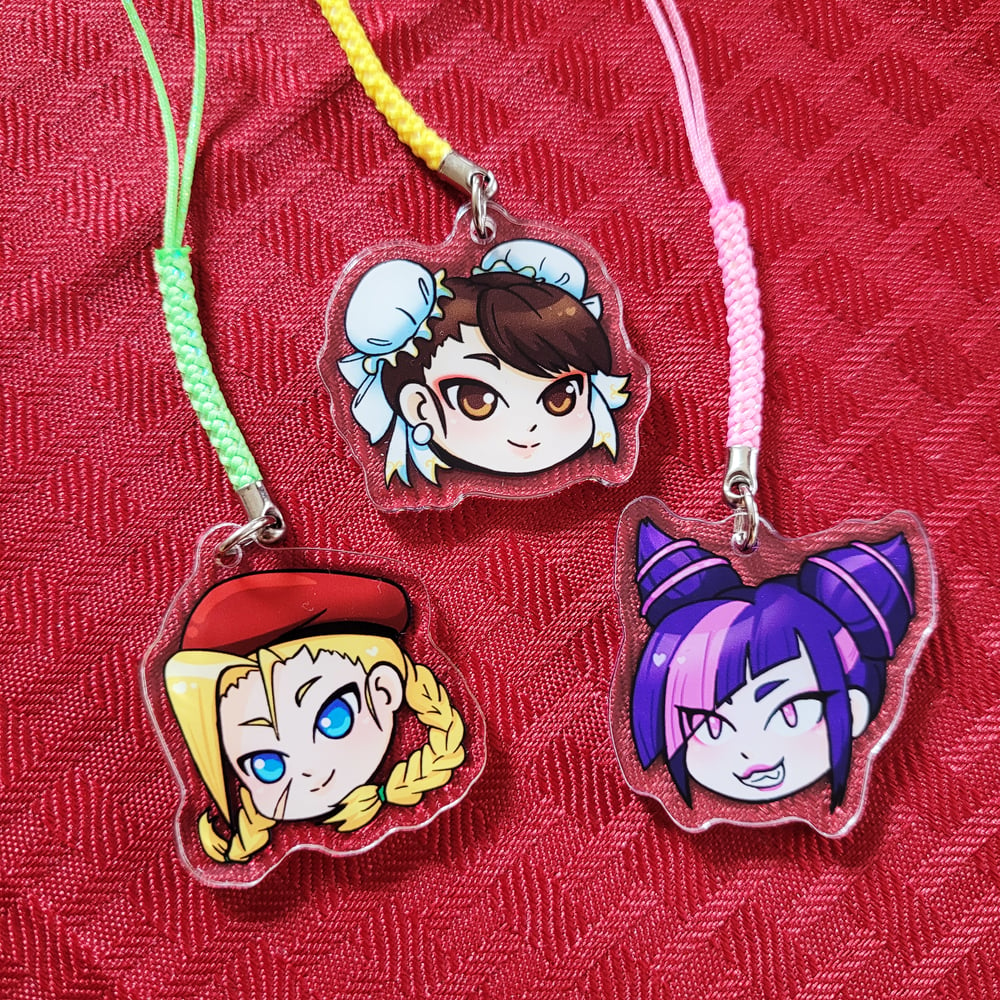 Image of Mini Charms: Fighting Girls!
