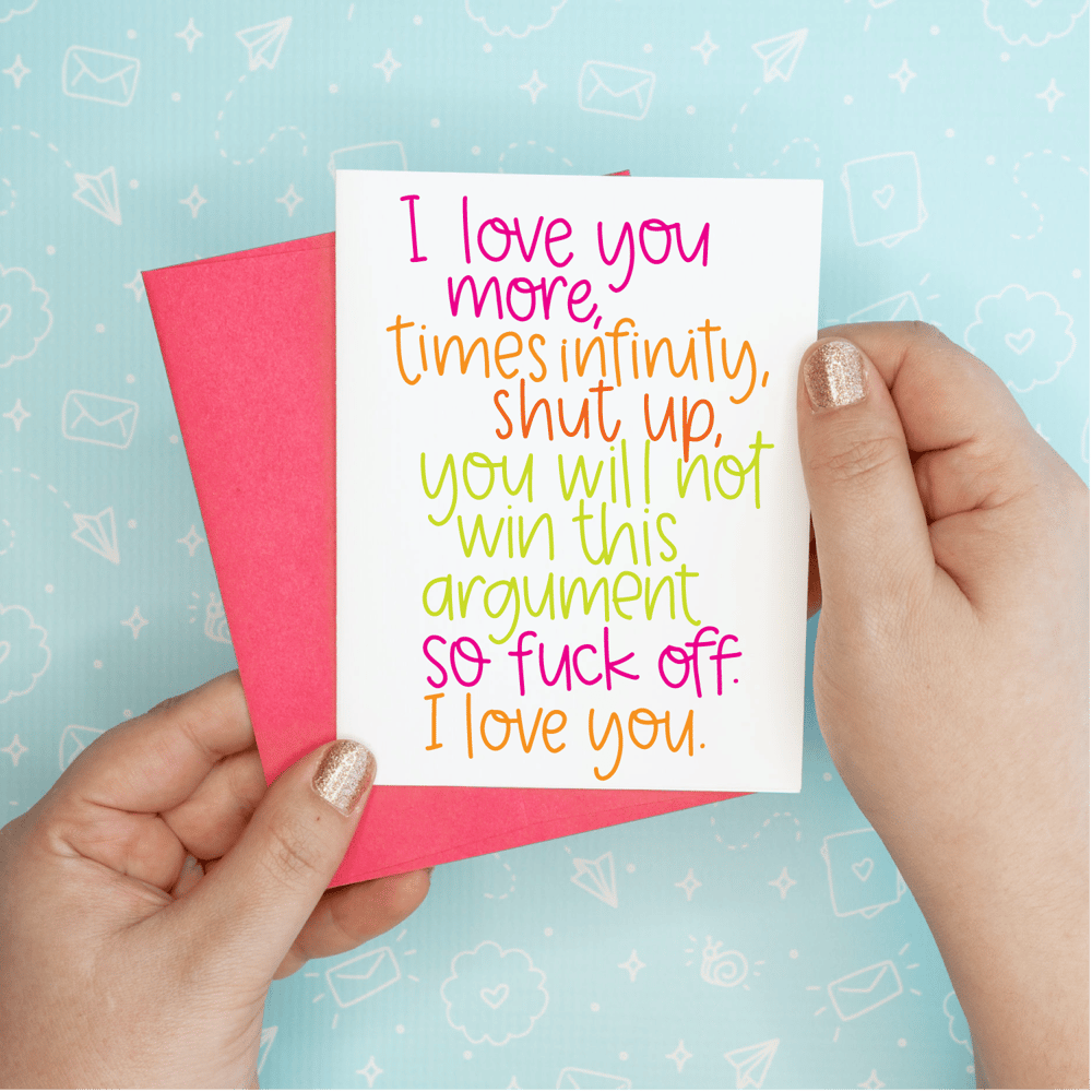 Image of Love You More Card