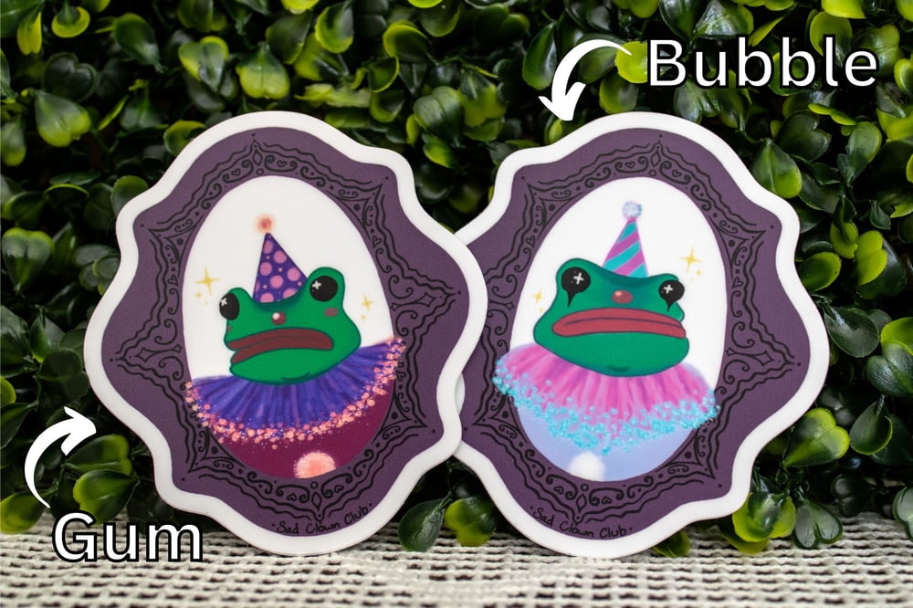 Image of Clown Frog Prints / Stickers