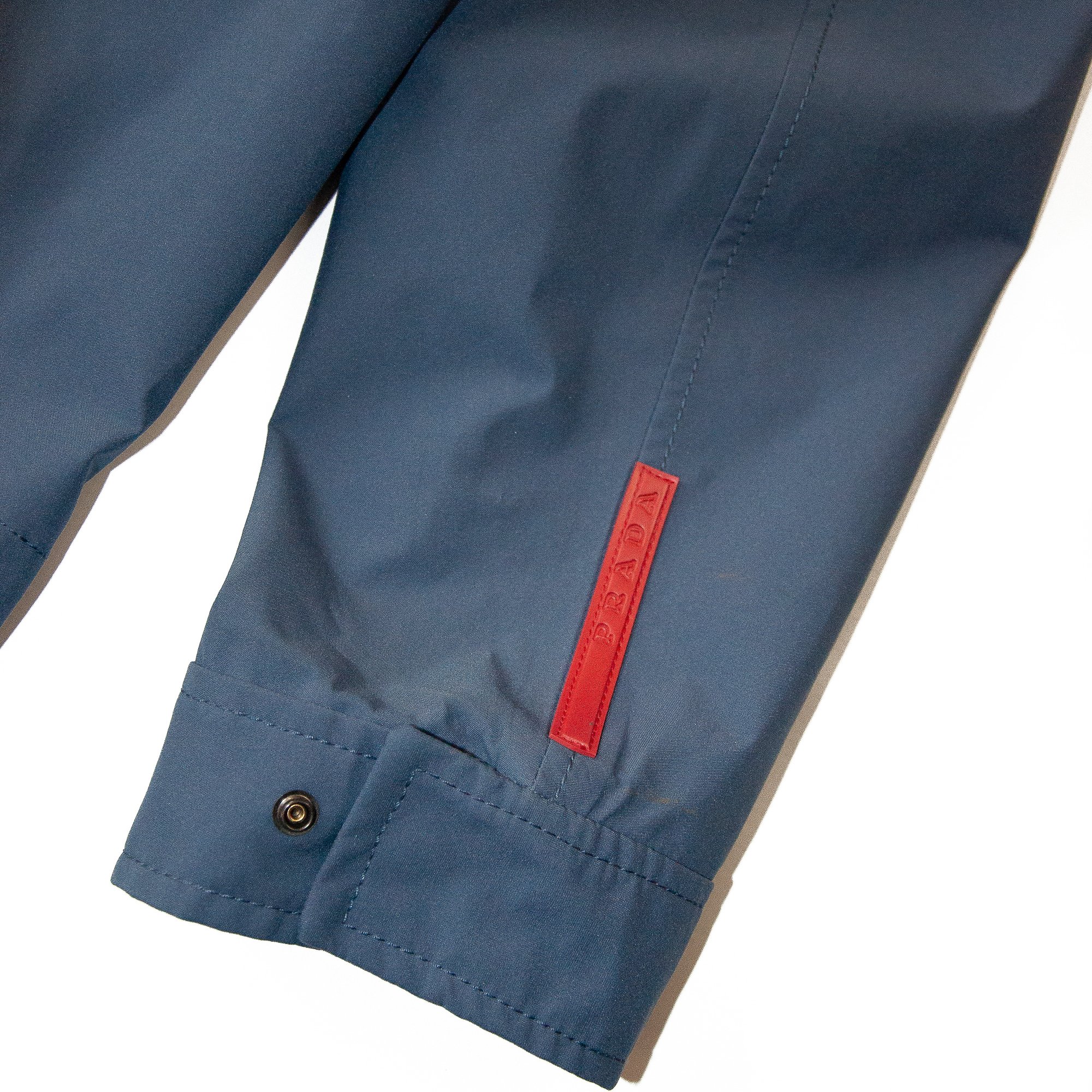 Image of Prada Sport Goretex Blue Harrington Jacket