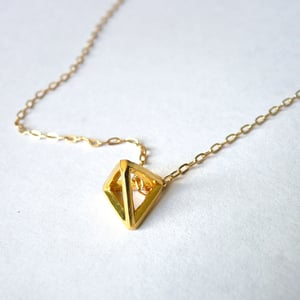 Image of Pyramid Pendant Necklace