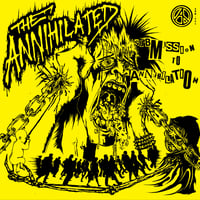 Image 1 of THE ANNIHILATED Submission To Annihilation LP *restock*
