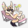 Built Different - Fennec sticker