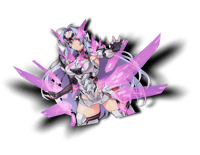 KOS-MOS Kisscut Sticker