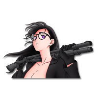 Summertime Render Shotgun Sticker