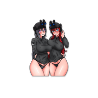 Image 1 of Akeno and Rias Sticker