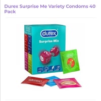 Variety box durex condoms 40 pack