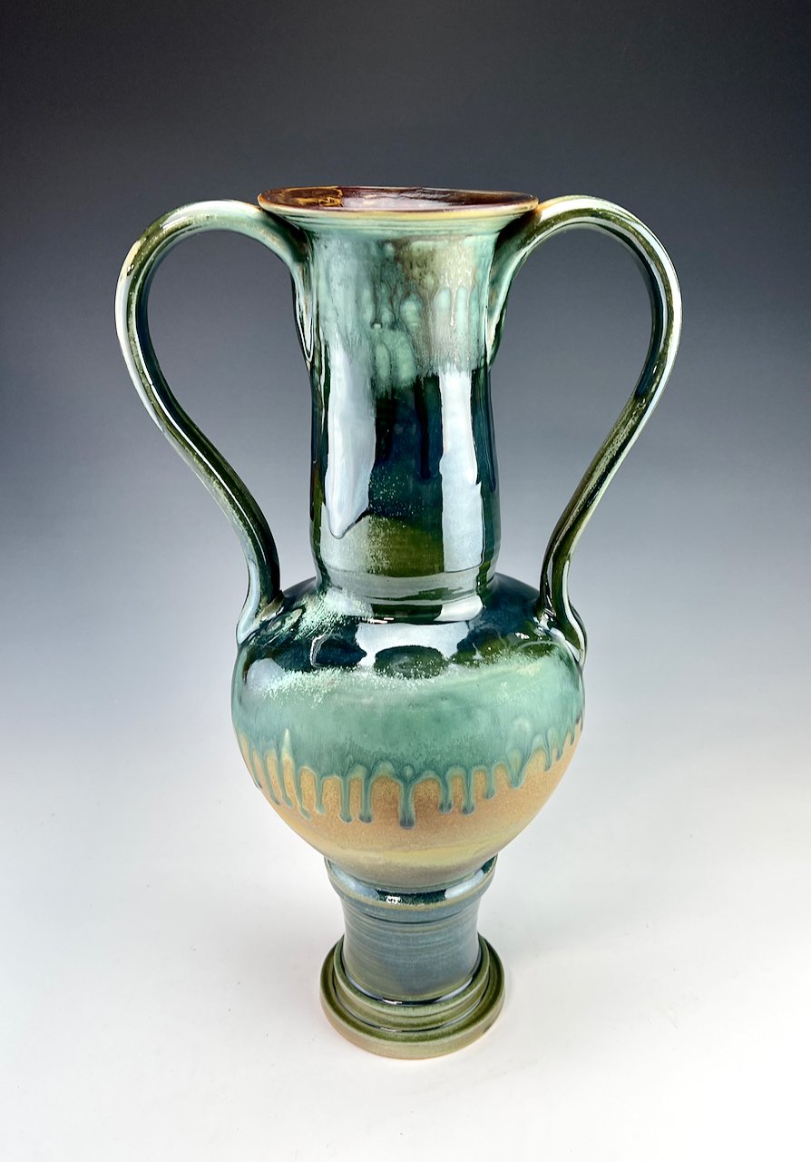 Image of Tall Loop Handled Vase (SHWG)