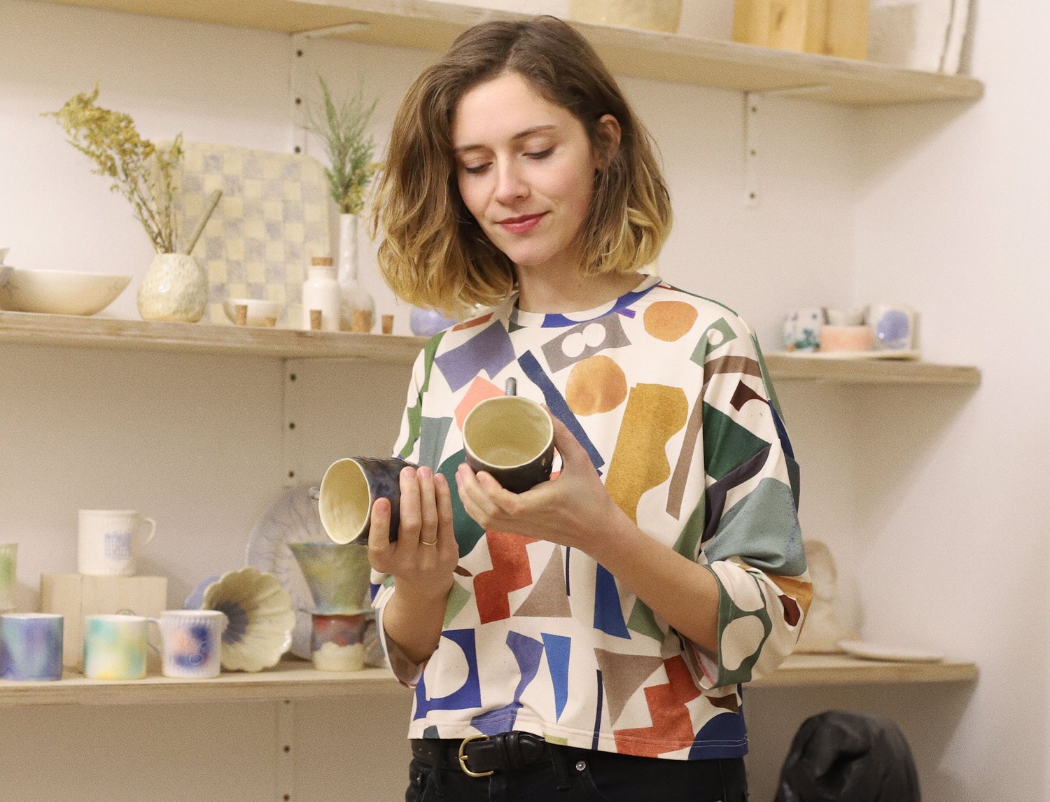 Image of COLOR SHAPES LOOSE TSHIRT