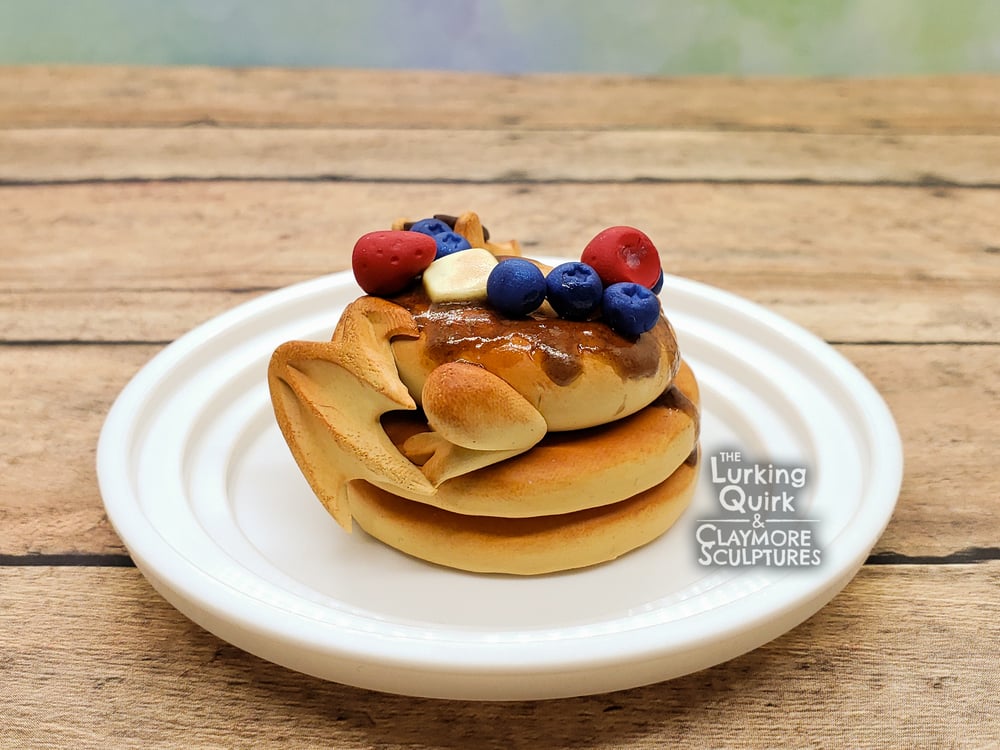 Polymer Clay Pancake Dragon with Fruit