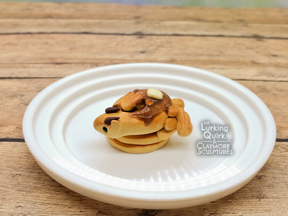 Mini Polymer Clay Pancake Dragon