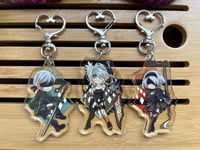 Image 2 of [IN-STOCK] NieR: Automata Glitter Epoxy Keychains