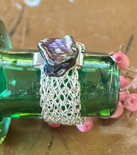 Image 1 of Crochet pearl ring