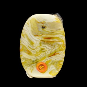 Image of XXL. Alert Jack Rabbit - Flamework Glass Sculpture Bead