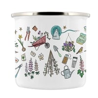 Image 3 of A Little Mug For Gardeners (Enamel) - Nature's Delights Collection