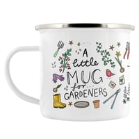 Image 2 of A Little Mug For Gardeners (Enamel) - Nature's Delights Collection
