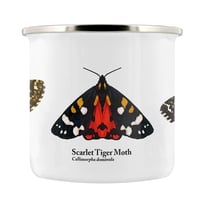 Image 3 of Moth Trio Enamel Mug - Nature's Delights Collection