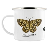 Image 2 of Moth Trio Enamel Mug - Nature's Delights Collection