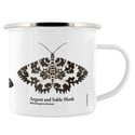Moth Trio Enamel Mug - Nature's Delights Collection