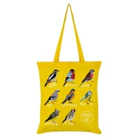 Image 1 of Birds of the UK Tote Bag - Nature's Delights Collection