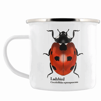 Image 1 of Insects Trio Enamel Mug - Nature's Delights Collection