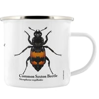 Image 4 of Beetle Trio Enamel Mug - Nature's Delights Collection
