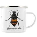 Beetle Trio Enamel Mug - Nature's Delights Collection