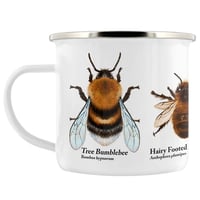 Image 2 of Bee Quartet Enamel Mug - Nature's Delights Collection