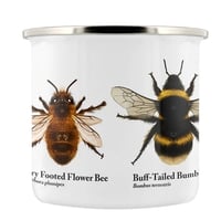 Image 3 of Bee Quartet Enamel Mug - Nature's Delights Collection