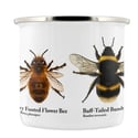 Bee Quartet Enamel Mug - Nature's Delights Collection