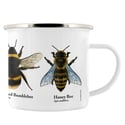 Bee Quartet Enamel Mug - Nature's Delights Collection